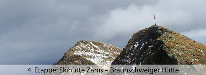 4 Etappe Skihütte Zams – Braunschweiger Hütte