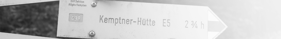 Wanderweg E5 die Etappen