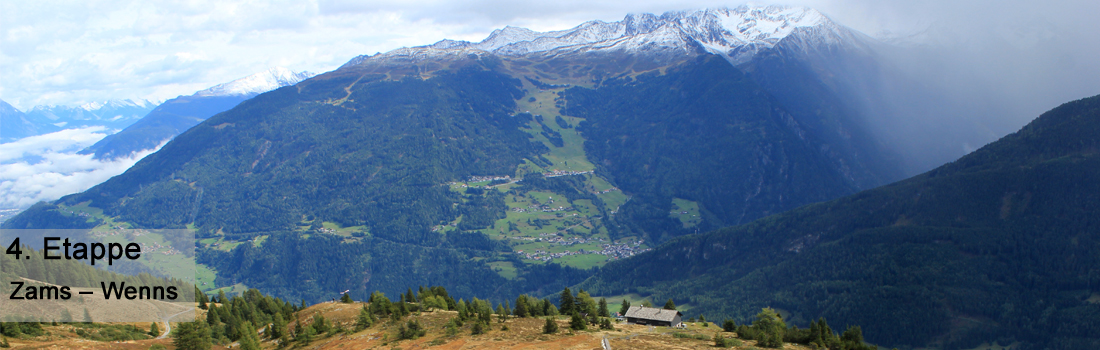 4. Etappe: Zams – Wenns